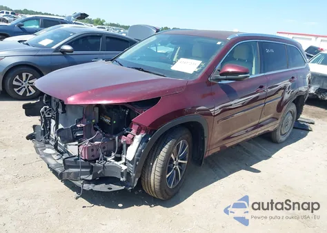 2018 Toyota Highlander Xle from USA, damaged, VIN 5TDJZRFH0JS859177